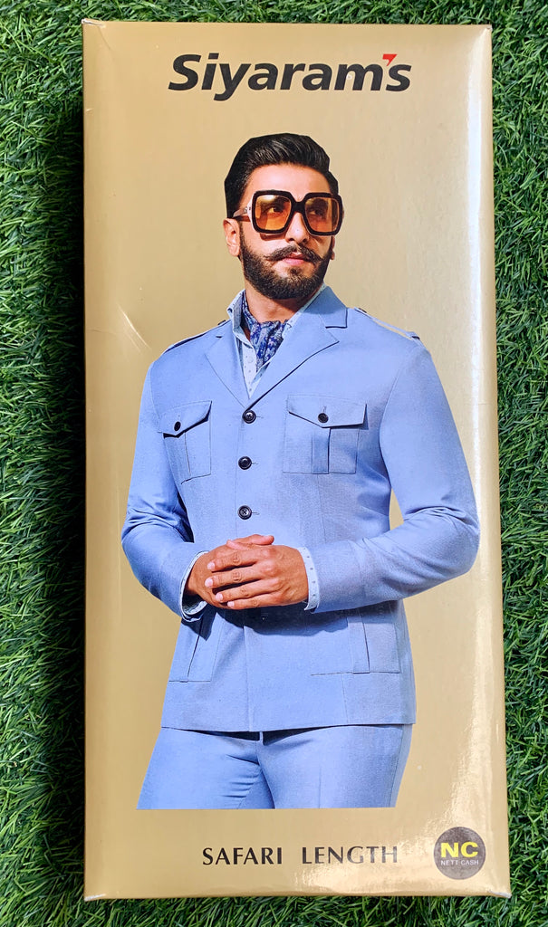Buy New Ethnic Blue Color Safari Suit for Men for Parties and Festive  Occasions and Events and Wedding and Casual Wear Online in India - Etsy